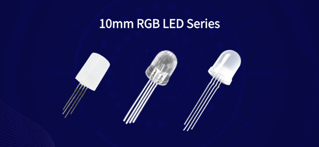 12V 10mm Addressable LED Diode R G B Dream Color Diffused Lens 3-In-1 WS2812B Short Pins Pixel LED Diode 1