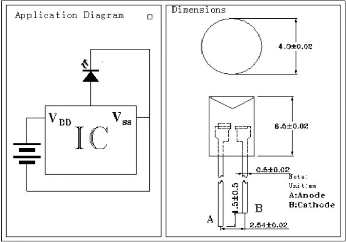 LED Flashing 4mm 0.5Hz 1/2 Duty Cycle Warm White Color 3500K 800mcd 80deg Concave Shape Flangeless Head Blinking LED 0