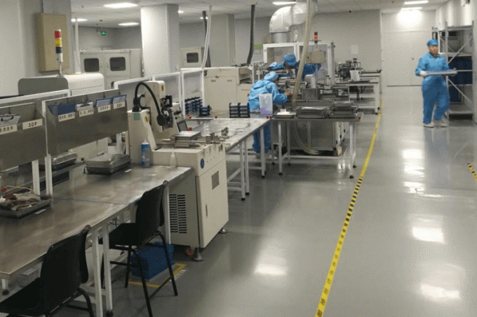 Demo Photoelectric Technology (Wuxi) Co., Ltd. factory production line 3