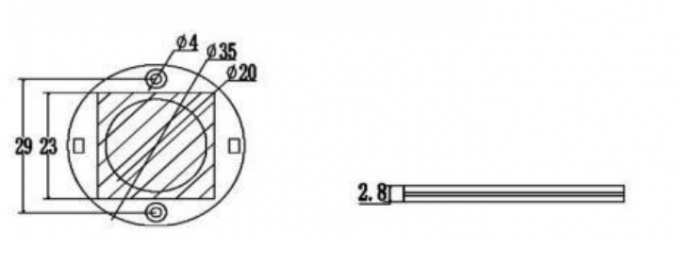 35x35mm Size 255nm 275nm 20W High Power 120 Deg 3535 UV LED Array UVC COB Module For Water Sterilization 0
