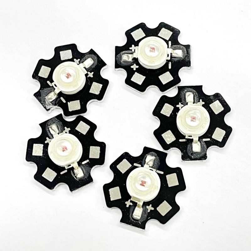 Star Board Convex 1W 3000K 3200K With Pad 3.1-3.3v High Power SMD LED Warm White Emitting Color