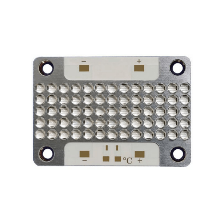 200W UV Diode 48*33mm 365nm 30/60deg 13-15W/Cm2 UVA Emitting Diode Module For Curing System