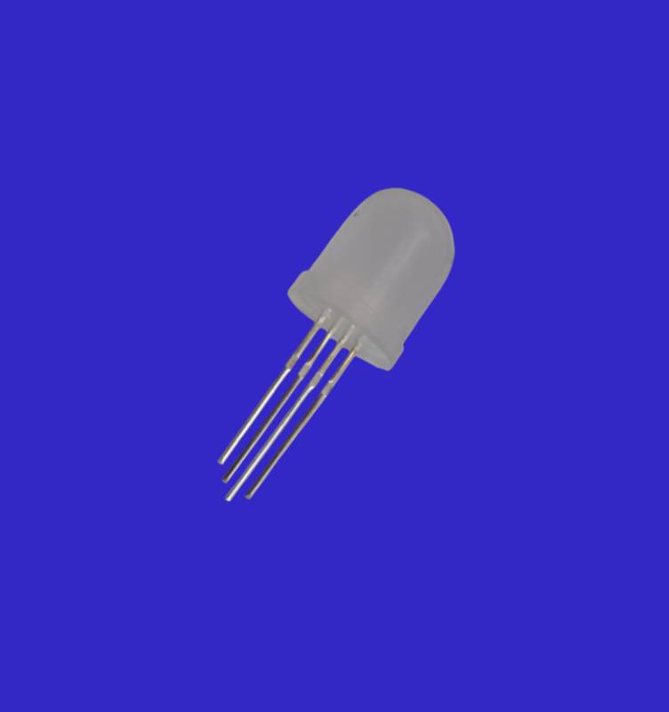 12V 10mm Addressable LED Diode R G B Dream Color Diffused Lens 3-In-1 WS2812B Short Pins Pixel LED Diode