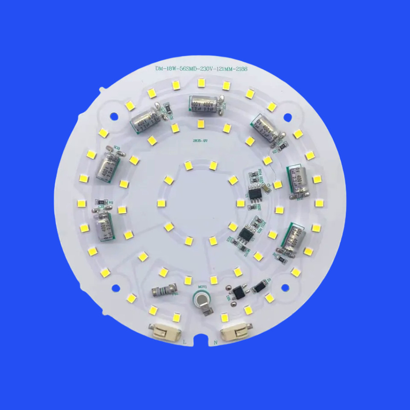 CE ERP Certificated 18W 230V 6500K Cool White Color Round Aluminum PCB Board AC LED DOB Module