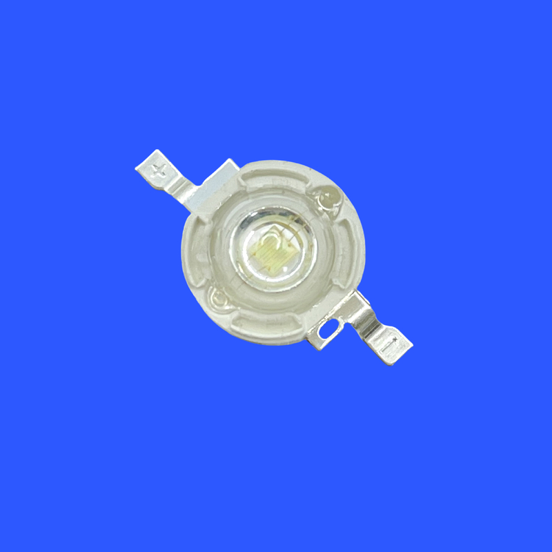 545nm - 550nm Clear Lens Convex Head 120 Deg 3W Green Color High Power LED Diode For Visual Displays And Digital Screens