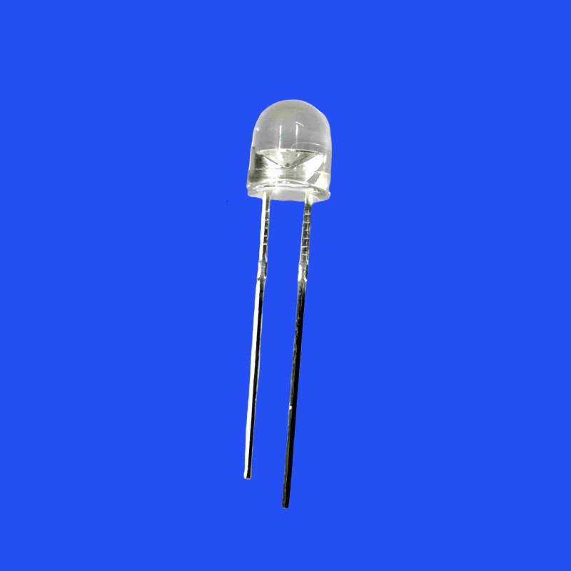 High Luminous Intensity 6mm Head Height F5 30deg Cool White Color 1W DIP 5mm LED Diode