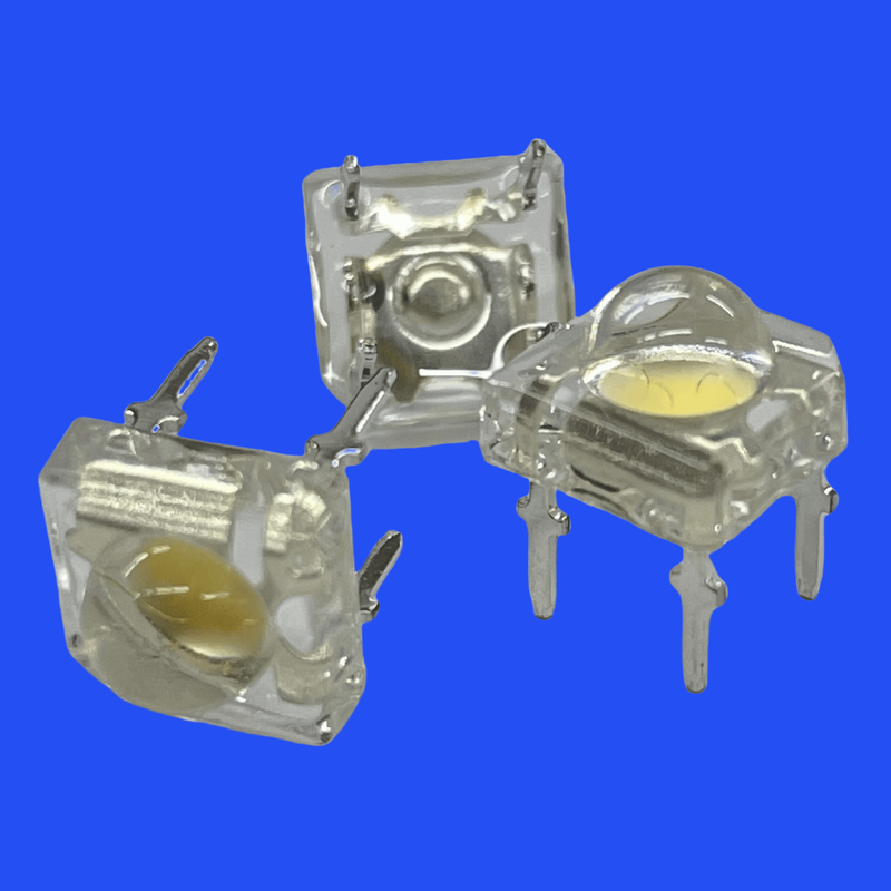 0.5W 6500K Cool White Piranha LED Integrated Zener 80 Deg 5mm LED For Bus Truck  Automotive Lighting