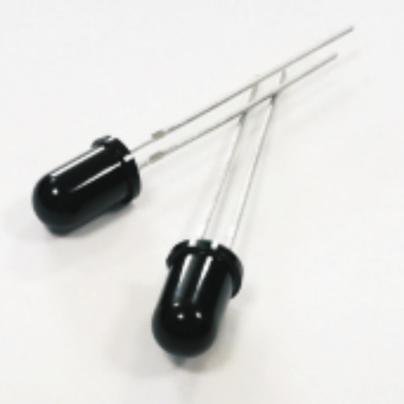 F5 Infrared 32V Plastic Sealed Receiving Tube Black Color Lens 700-1100nm IR Dip 5mm LED Diode