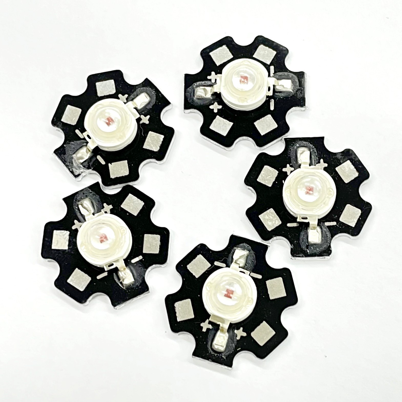 quality Star Board Convex 1W 3000K 3200K With Pad 3.1-3.3v High Power SMD LED Warm White Emitting Color factory