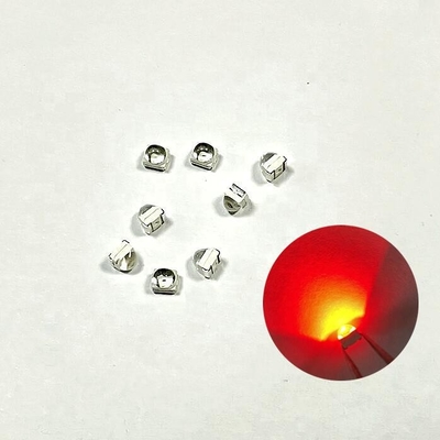  Red Color 620-630nm 3528 SMD LED 4000-6000mcd Ball Head 30deg Transparent 80mW For Outdoor Lighting