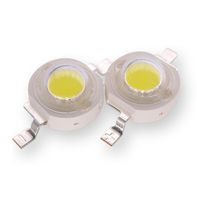 Buy High Power LED Clear Lens 1W 3W White Emitting Color 6000K 7000K LED Chip For Indoor Lighting online manufacture