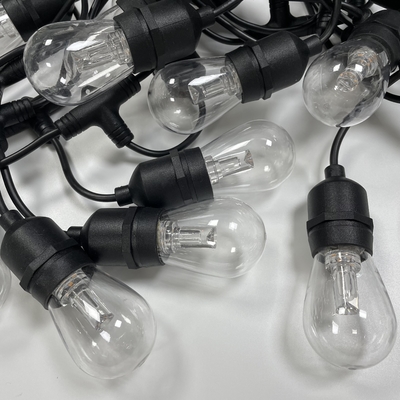  12v 5 - 8W 2700K Warm White 15m LED String Light Christmas Decorative Festival Vintage Edison Bulbs Light String