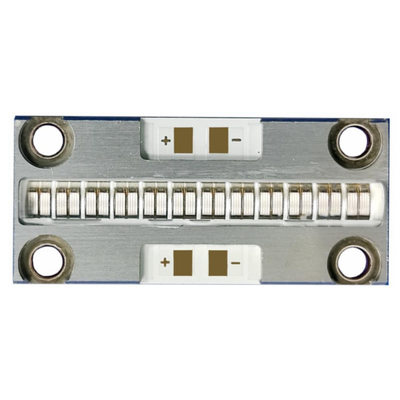  40x18mm 60deg 9-10W/Cm2 88W 380nm - 410nm Copper Substrate COB UV LED Module 3D Printer  UV Curing