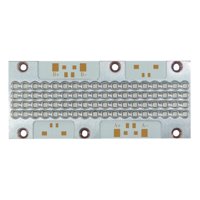 Good price 365nm 176W High Power 71*31mm 10-12W/cm2 30deg / 60deg SMD Copper Board COB LED Module For Curing online