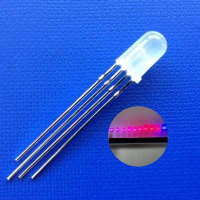  5mm GRBW Addressable LED Diode Color Changing Frosted Lens 4-In-1 SK6812 Round Head Point Control LED Diode