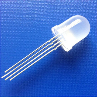  5V 10mm Addressable LED Diode R G B Full Color Diffused Lens 3-In-1 WS2812B Round Head Point Control LED Diode