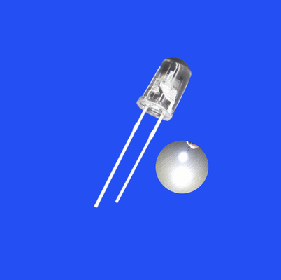 Buy Flashing LED 5mm 0.5Hz 1/2 Duty Cycle White Color 12000K 9000mcd Clear Lens Dip Blinking LED online manufacture