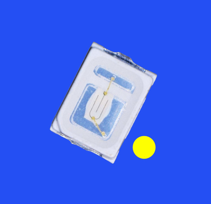 SMD LED Diode SMD2016 2.0x1.6mm Yellow Color 590-595nm 2-4LM 120deg Clear Lens