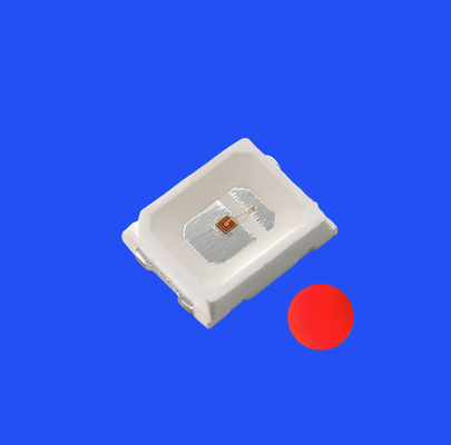 SMD2835 2.8x3.5mm Red Color 620-625nm 3-5LM 120deg Transparent Lens PCT Bracket Diode Light