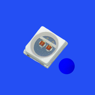 SMD3030 3.0x3.0mm Blue Color 460-470nm 1-2LM 120deg Water Clear Lens PCT Bracket LED Chip