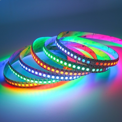  SMD 5050 WS2812B DC 5V 144LED / M  43W Dream Color Addressable Flexible RGB LED Strip
