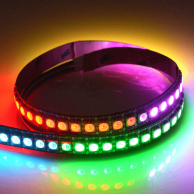  SMD 5050 HD107S DC 5V 144LED / M  43W Dream Color Addressable Digital RGB Flexible LED Light Strips