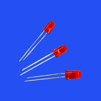Good price 0.2W 5mm Tinted Clear Red Lens 620-630nm 12000-15000mcd Round Head LED Diode For Indicator & Signal online
