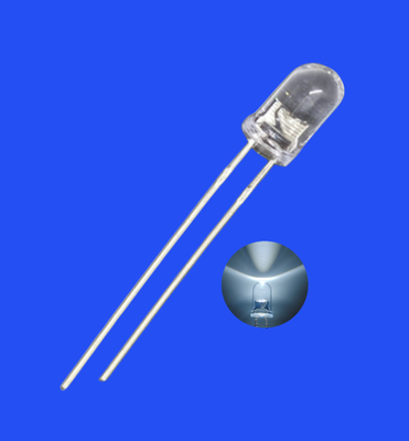 Buy 5mm 6.8Hz 1/6 Duty Cycle White Color 8000K 4000mcd Round Clear Lens Strobe Flashing LED Diode online manufacture