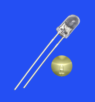 Good price 5mm 6.8Hz 1/6 Duty Cycle Warm White Color 3500K 1500mcd Round Clear Lens Strobe Flashing LED Diode online