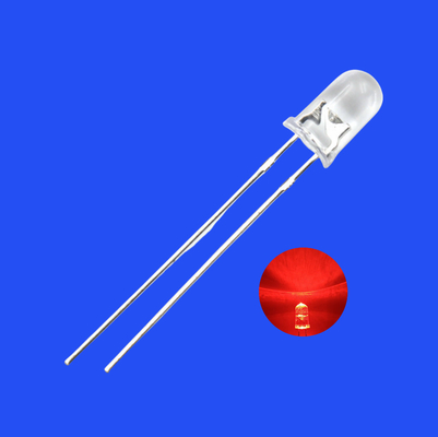  5mm Red Color 630nm 2000mcd Round Clear Lens Candle Flickering Flashing LED Diode