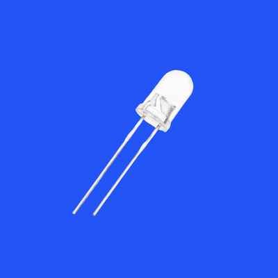 Buy Clear Lens Round Head High CRI Ra>95 Nature White Color 5500K 16000mcd - 18000mcd 5mm Diode Light online manufacture
