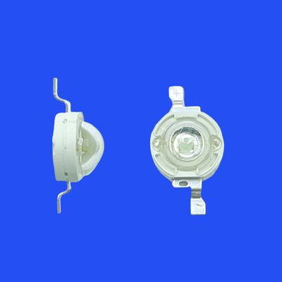 Buy 480nm - 485nm Clear Lens Convex Head 120 Deg 3W Blue Color High Power LED Diode For Various Lighting online manufacture
