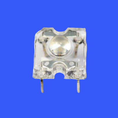 F5 0.5W Yellow Color Super Flux Piranha LED Integrated Zener Clear Lens 80 Deg 5mm LED For Warning And Arrow Lights