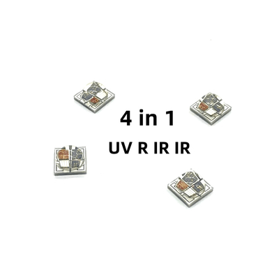 Customized 5050 SMD UV R IR IR 4in1 Ceramic Pb-Free Reflow Soldering Industrial Lighting LED Bead Chip