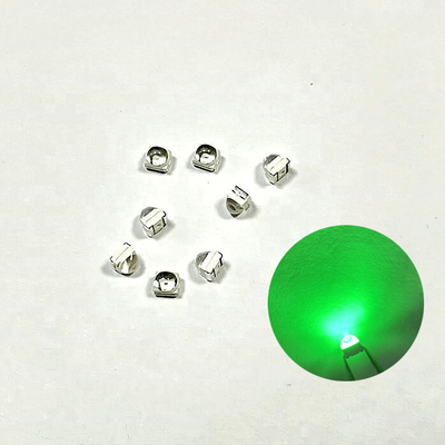 Green Color SMD 3528 LED Diode 520-530nm 10000-13000mcd Ball Head Water Clear 30deg 70mW