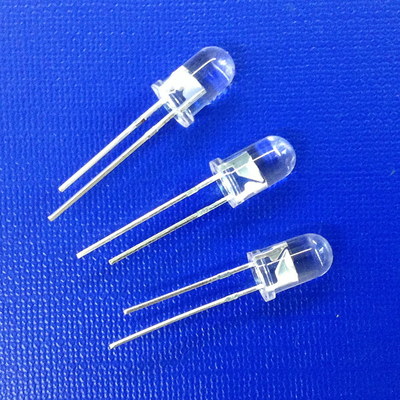 T1 3/4 5mm Red Emitting Color 5mm LED Diode Transparent Round Head For Turn Signal Indicator