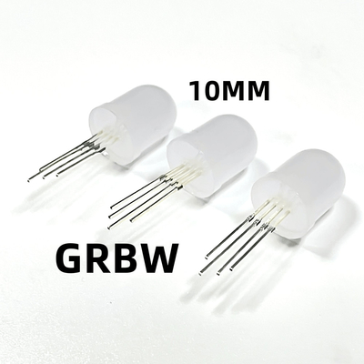 10mm Addressable LED Diode GRBW Pixel LED Beads SK6812 Integrated Diffused Round Head