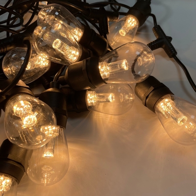 12v 5 - 8W 2700K Warm White 15m LED String Light Christmas Decorative Festival Vintage Edison Bulbs Light String