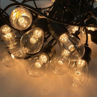 12v 5 - 8W 2700K Warm White 15m LED String Light Christmas Decorative Festival Vintage Edison Bulbs Light String