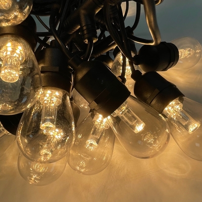 12v 5 - 8W 2700K Warm White 15m LED String Light Christmas Decorative Festival Vintage Edison Bulbs Light String