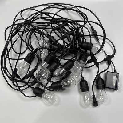 12v 5 - 8W 2700K Warm White 15m LED String Light Christmas Decorative Festival Vintage Edison Bulbs Light String