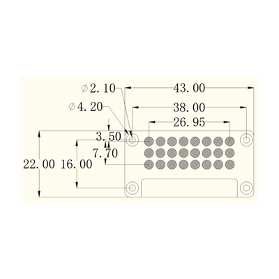 59W 43*22cm 9-11W/Cm2 UVA COB LED Module LED Module For UV Curing