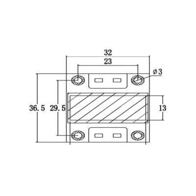 32x36mm 270W 14-16W/cm2 365nm 370nm Cooper Substrate UVA COB LED Module for Circuit Board Packaging