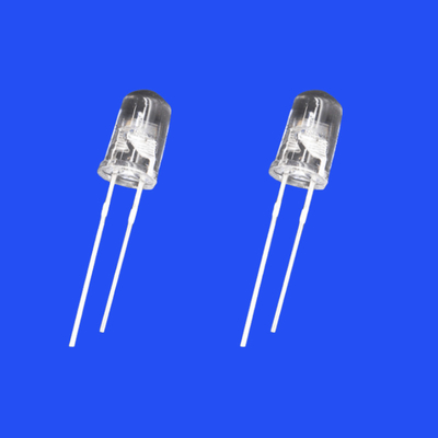 Flashing LED 5mm 0.5Hz 1/2 Duty Cycle Orange Color 600-615nm 1500mcd Clear Lens Dip Blinking LED