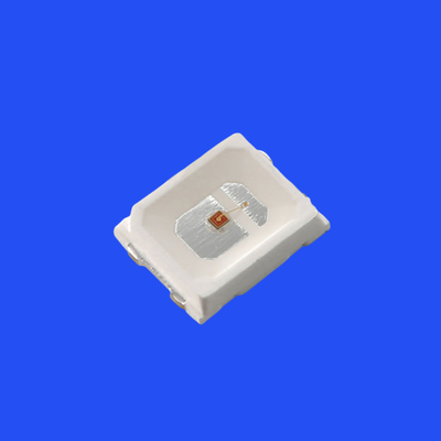 SMD2835 2.8x3.5mm Yellow Color 590-595nm 2-4LM 120deg Transparent Lens PCT Bracket Diode Light