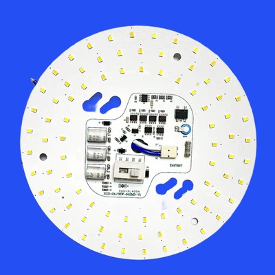 3000-6000K 120V 24W CCT Interchange Dimmable Round Aluminum Substrate 2835 SMD LED PCB Ceiling Lamp Module