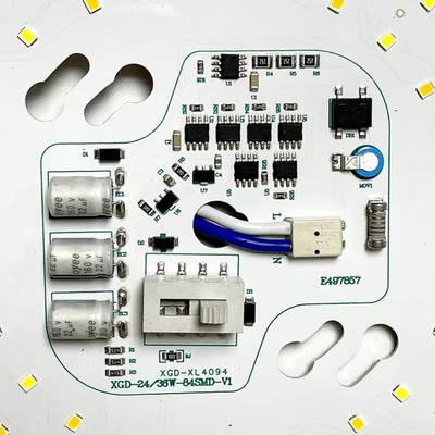 3000-6000K 120V 24W CCT Interchange Dimmable Round Aluminum Substrate 2835 SMD LED PCB Ceiling Lamp Module