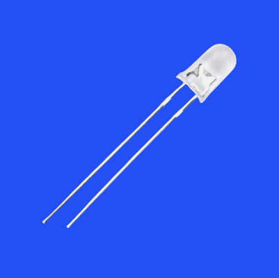 5mm 1.5Hz 12V 1/6 Duty Cycle Red Color 620nm 1200mcd Round Head Resistor Integrated  Flashing LED