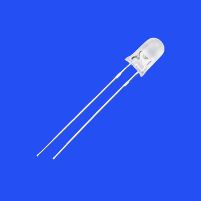 5mm 1.5Hz 12V 1/6 Duty Cycle Blue Color 460-470nm 500-1000mcd Round Head Resistor Integrated Flashing LED