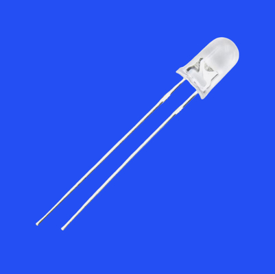 5mm 1.5Hz 12V 1/6 Duty Cycle Yellow Color 585-595nm 600-1200mcd Round Head Resistor Integrated Flashing LED